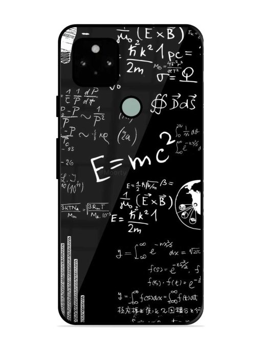 E=Mc2 Mass?Energy Equivalence Glossy Metal Phone Cover for Google Pixel 5