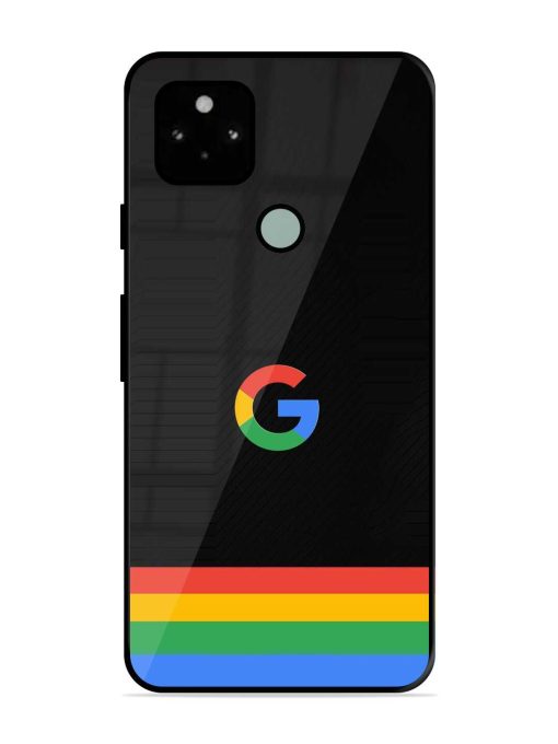 Google Logo Art Glossy Metal Phone Cover for Google Pixel 5 Zapvi