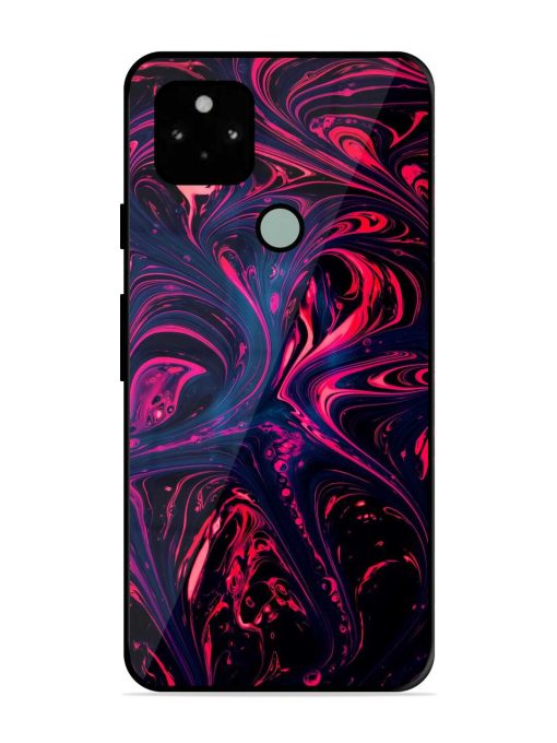 Abstract Background Glossy Metal Phone Cover for Google Pixel 5