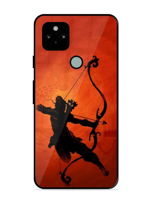 Illustration Lord Rama Glossy Metal Phone Cover for Google Pixel 5