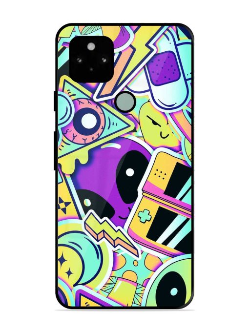 Scratch Art Glossy Metal Phone Cover for Google Pixel 5 Zapvi