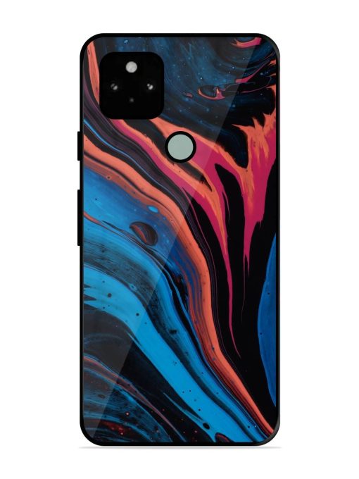 Liquefied Art Glossy Metal TPU Phone Cover for Google Pixel 5 Zapvi