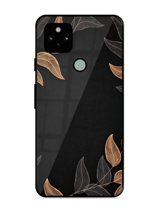 Foliage Art Glossy Metal Phone Cover for Google Pixel 5 Zapvi