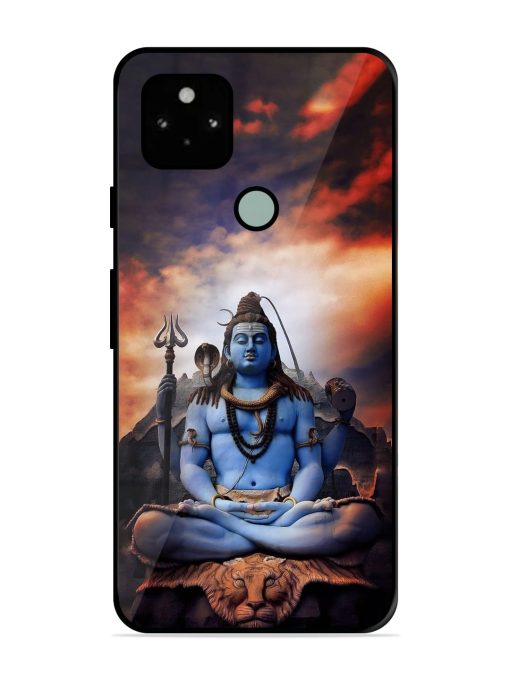 Jai Jai Shiv Glossy Metal Phone Cover for Google Pixel 5 Zapvi