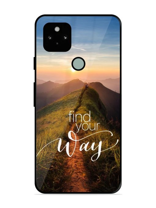 Find Your Way Glossy Metal Phone Cover for Google Pixel 5