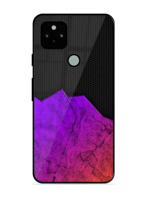 Minimalist Gradient Glossy Metal Phone Cover for Google Pixel 5 Zapvi