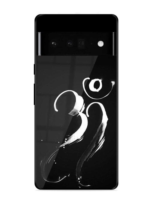 Om Logo Glossy Metal Phone Cover for Google Pixel 6 Pro Zapvi