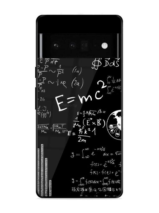 E=Mc2 Mass?Energy Equivalence Glossy Metal Phone Cover for Google Pixel 6 Pro