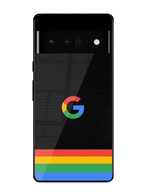 Google Logo Art Glossy Metal Phone Cover for Google Pixel 6 Pro Zapvi