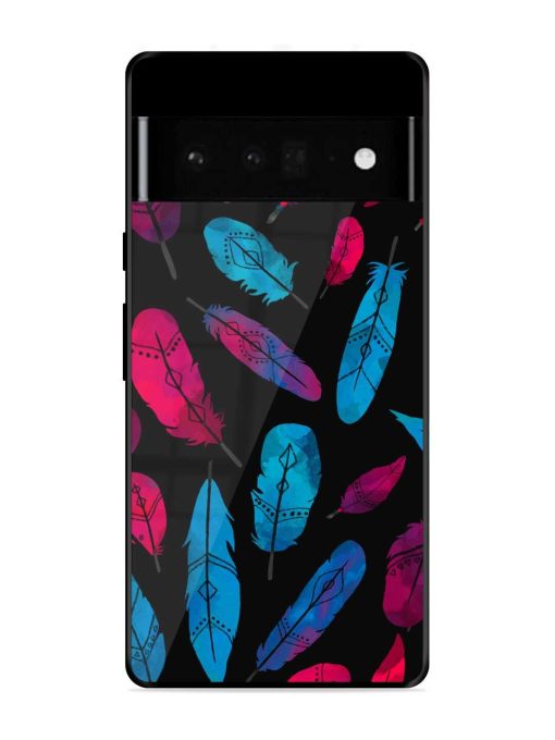 Feather Art Glossy Metal Phone Cover for Google Pixel 6 Pro