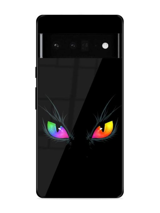 Cat Eyes Glossy Metal Phone Cover for Google Pixel 6 Pro