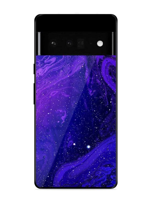 Galaxy Acrylic Abstract Art Glossy Metal Phone Cover for Google Pixel 6 Pro