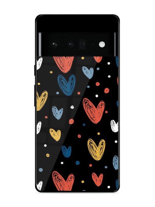 Happy Valentines Day Glossy Metal TPU Phone Cover for Google Pixel 6 Pro Zapvi