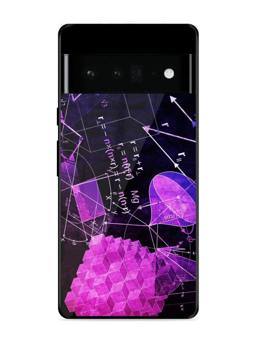 Math Physics Formula Art Glossy Metal Phone Cover for Google Pixel 6 Pro