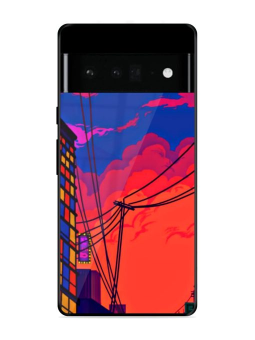 Sky At Morning Glossy Metal Phone Cover for Google Pixel 6 Pro