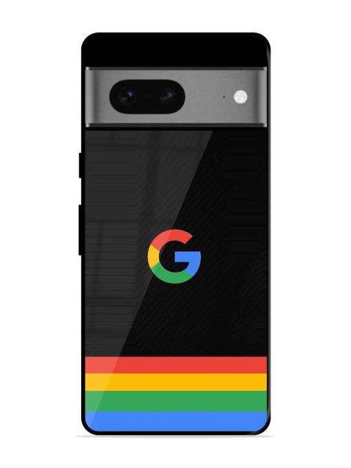 Google Logo Art Glossy Metal Phone Cover for Google Pixel 7