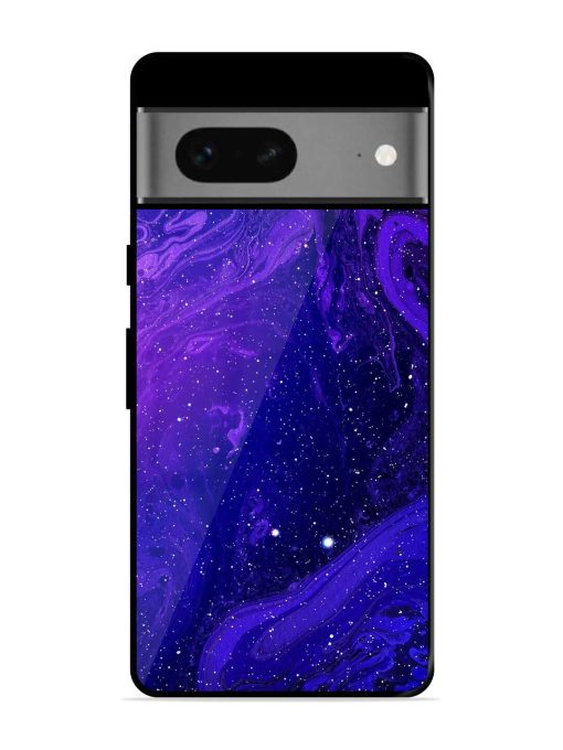 Galaxy Acrylic Abstract Art Glossy Metal Phone Cover for Google Pixel 7 Zapvi