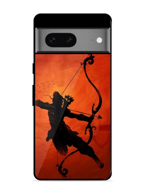 Illustration Lord Rama Glossy Metal Phone Cover for Google Pixel 7 Zapvi