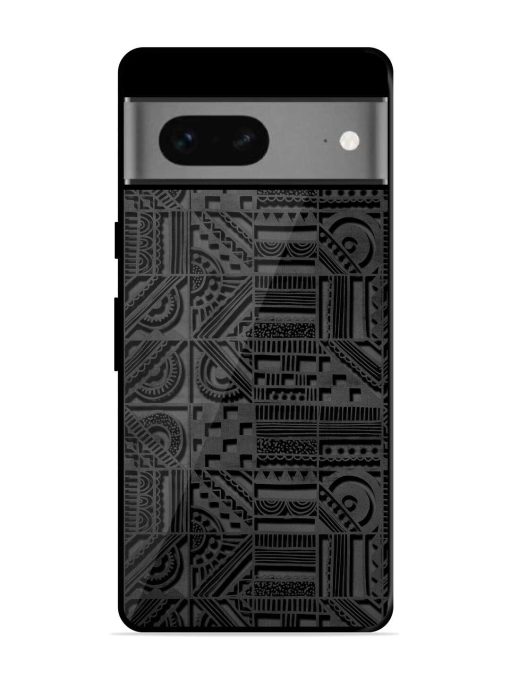 Seamless Pattern Glossy Metal Phone Cover for Google Pixel 7 Zapvi