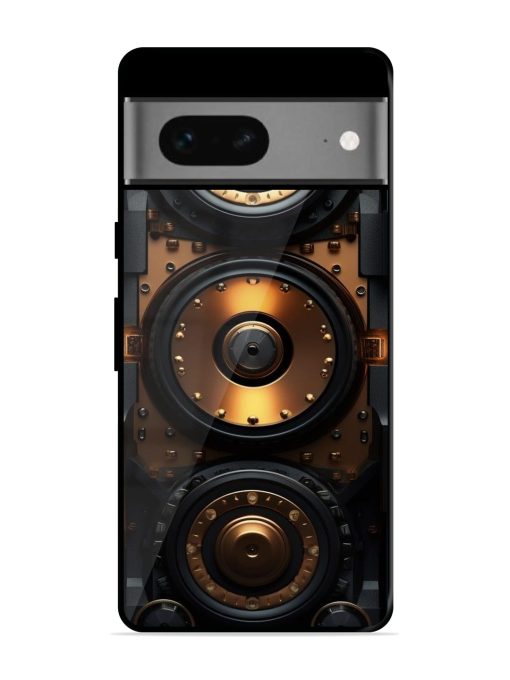 Sound Box Glossy Metal Phone Cover for Google Pixel 7 Zapvi