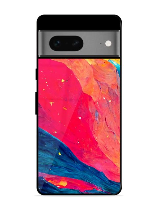 Starry Night Glossy Metal Phone Cover for Google Pixel 7