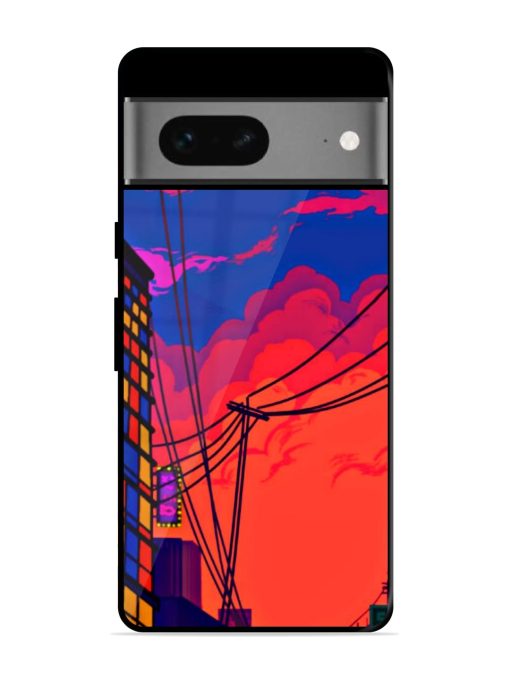 Sky At Morning Glossy Metal Phone Cover for Google Pixel 7