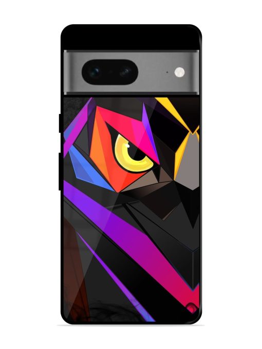 Wpap Owl Glossy Metal Phone Cover for Google Pixel 7