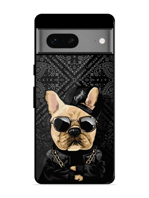 Gangsta Cool Sunmetales Dog Glossy Metal Phone Cover for Google Pixel 7 Zapvi