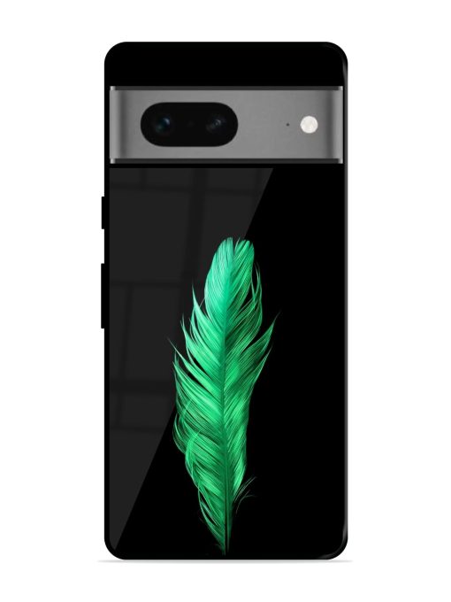 Feather Texture Glossy Metal Phone Cover for Google Pixel 7 Zapvi