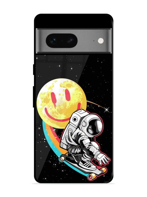 Astronaut Art Glossy Metal Phone Cover for Google Pixel 7 Zapvi