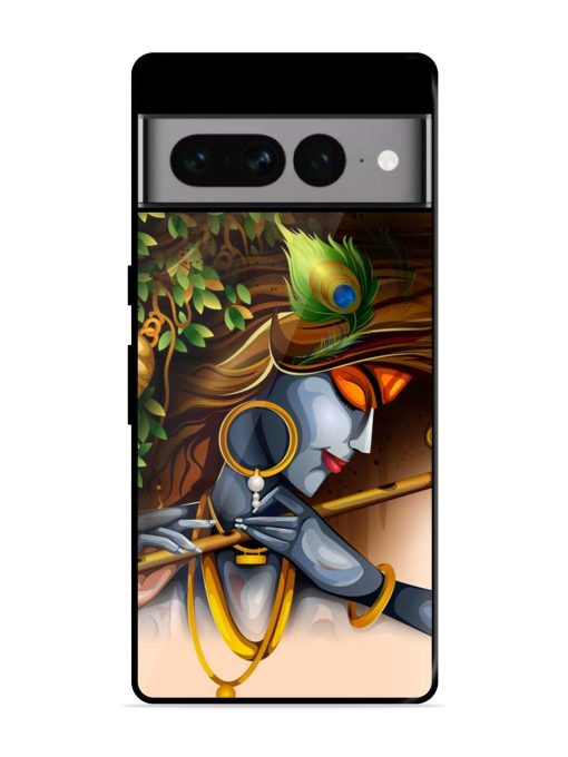 Krishna Glossy Metal Phone Cover for Google Pixel 7 Pro Zapvi