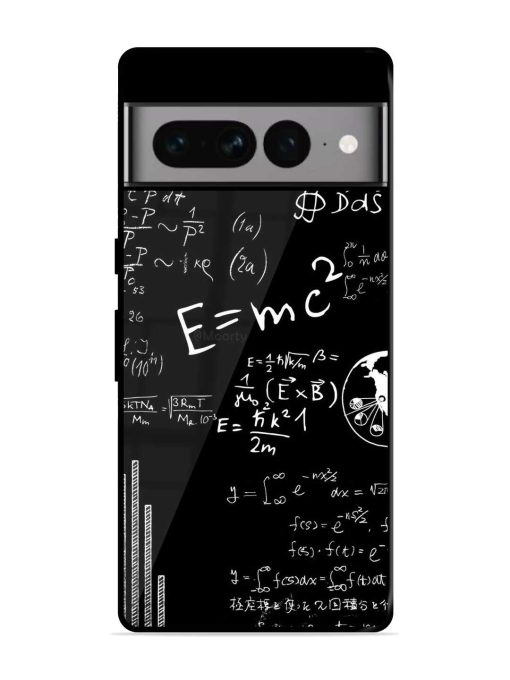 E=Mc2 Mass?Energy Equivalence Glossy Metal Phone Cover for Google Pixel 7 Pro Zapvi