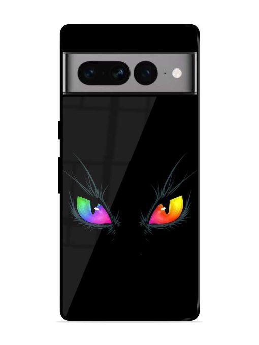 Cat Eyes Glossy Metal Phone Cover for Google Pixel 7 Pro