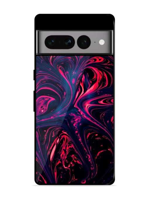 Abstract Background Glossy Metal Phone Cover for Google Pixel 7 Pro Zapvi