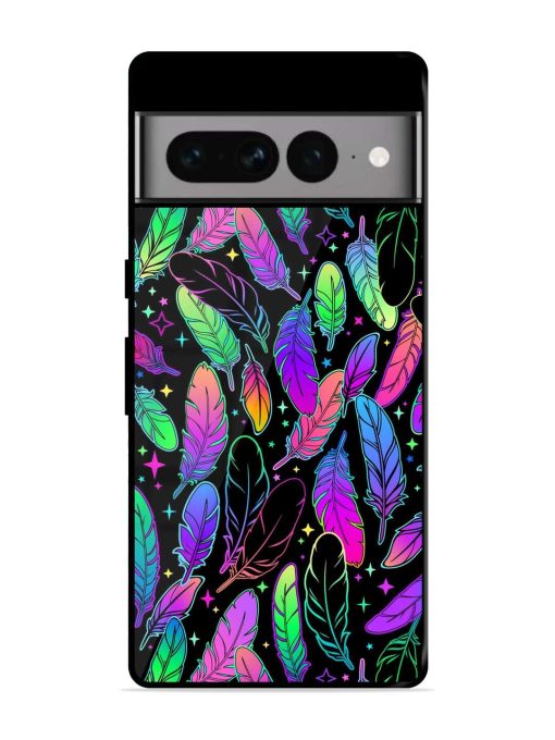 Bright Multi Colored Seamless Glossy Metal Phone Cover for Google Pixel 7 Pro