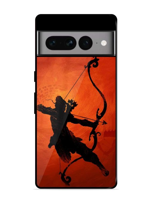 Illustration Lord Rama Glossy Metal Phone Cover for Google Pixel 7 Pro Zapvi