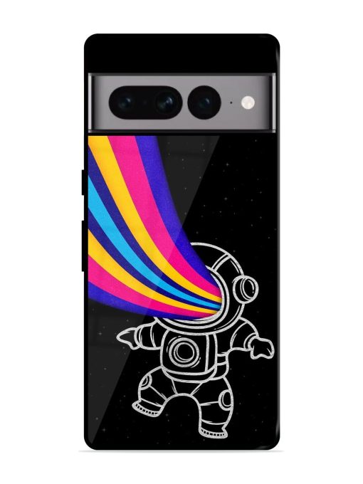 Astronaut Glossy Metal TPU Phone Cover for Google Pixel 7 Pro Zapvi