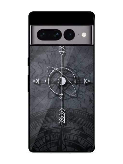 Lighting Cross Glossy Metal Phone Cover for Google Pixel 7 Pro