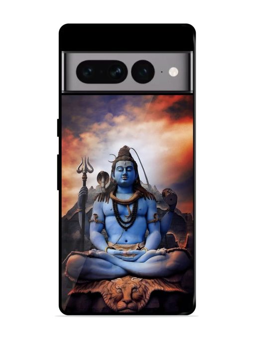 Jai Jai Shiv Glossy Metal Phone Cover for Google Pixel 7 Pro Zapvi