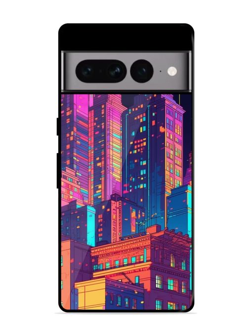 City View Glossy Metal Phone Cover for Google Pixel 7 Pro Zapvi