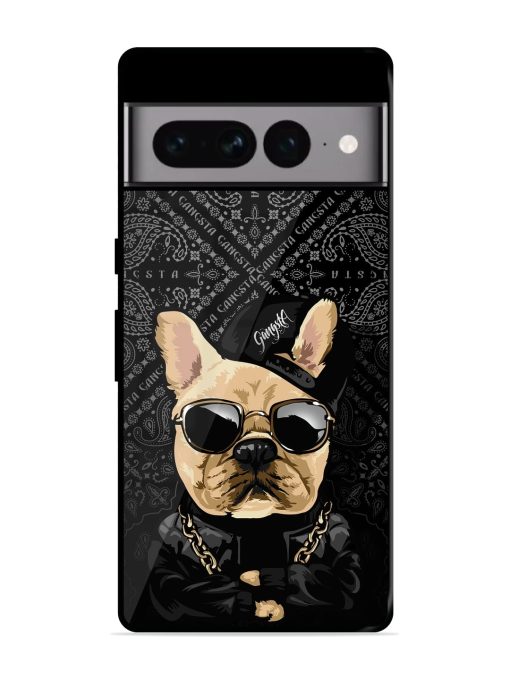 Gangsta Cool Sunmetales Dog Glossy Metal Phone Cover for Google Pixel 7 Pro Zapvi