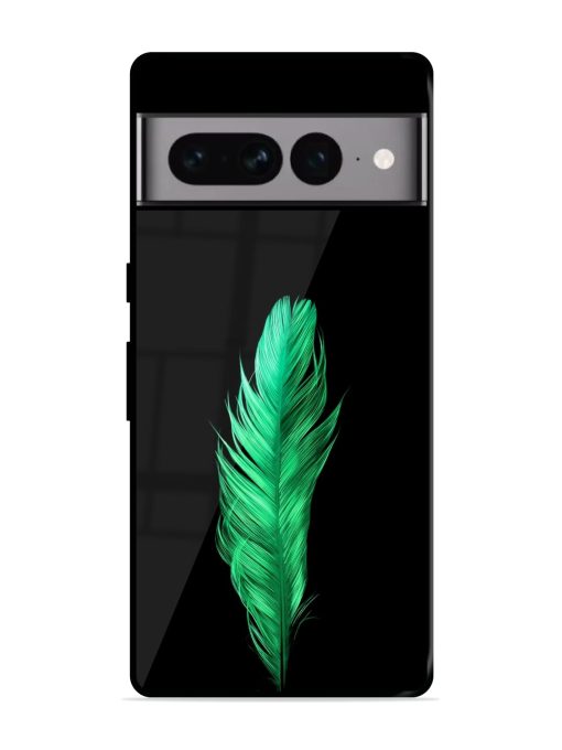 Feather Texture Glossy Metal Phone Cover for Google Pixel 7 Pro