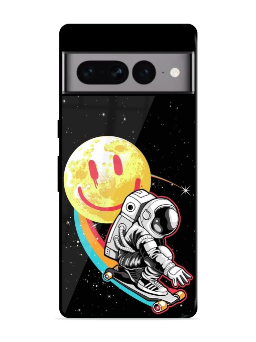 Astronaut Art Glossy Metal Phone Cover for Google Pixel 7 Pro Zapvi