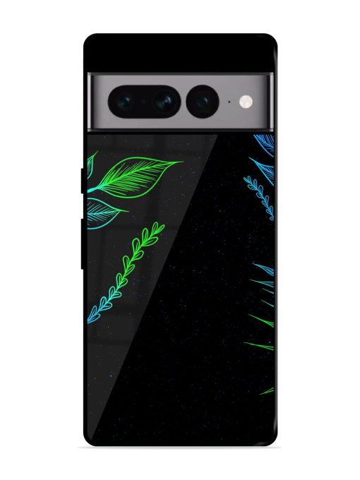 Aesthetic Neon Glossy Metal Phone Cover for Google Pixel 7 Pro