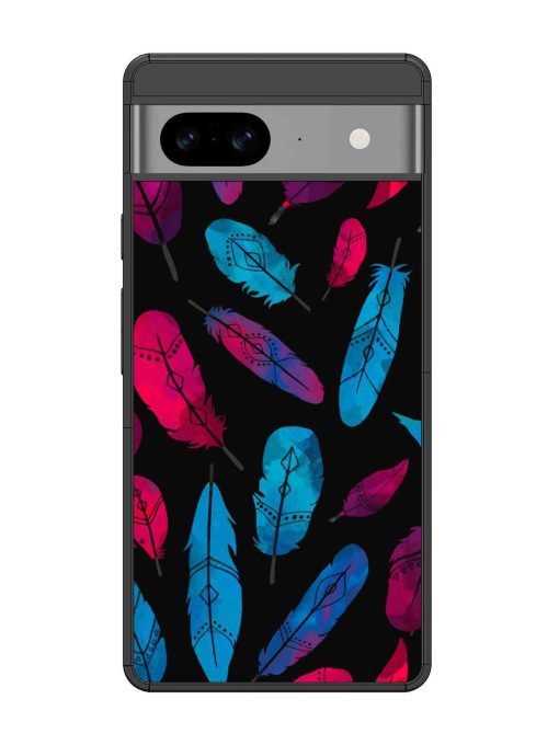 Feather Art Glossy Metal Phone Cover for Google Pixel 8 Zapvi