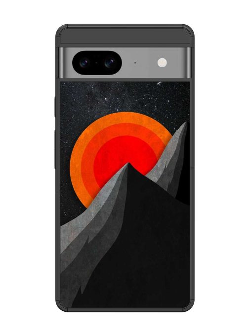 Black Mountain Glossy Metal Phone Cover for Google Pixel 8 Zapvi