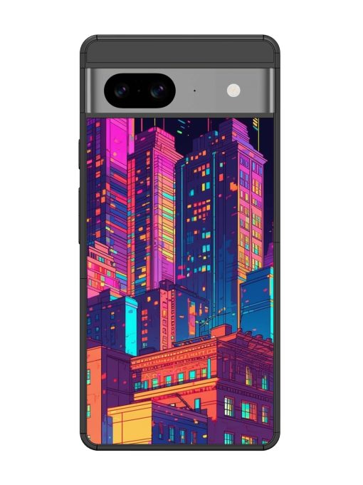 City View Glossy Metal Phone Cover for Google Pixel 8 Zapvi