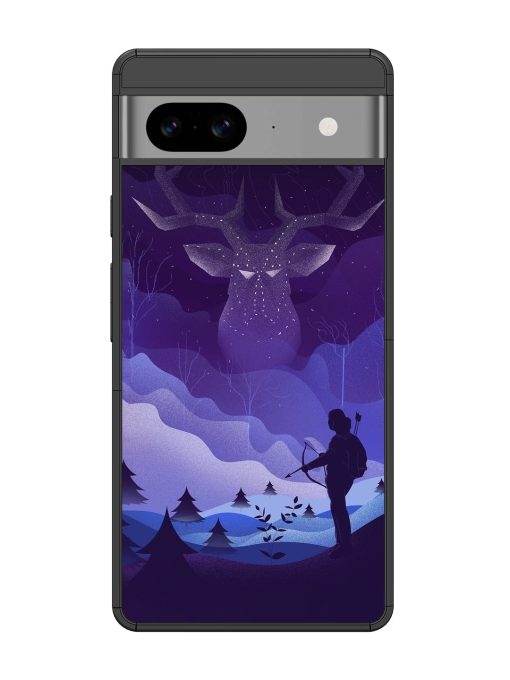 Deer Forest River Glossy Metal Phone Cover for Google Pixel 8 Zapvi