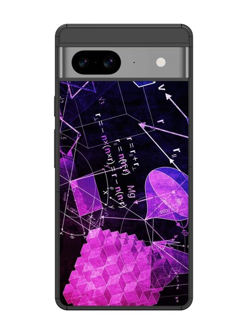 Math Physics Formula Art Glossy Metal Phone Cover for Google Pixel 8 Zapvi