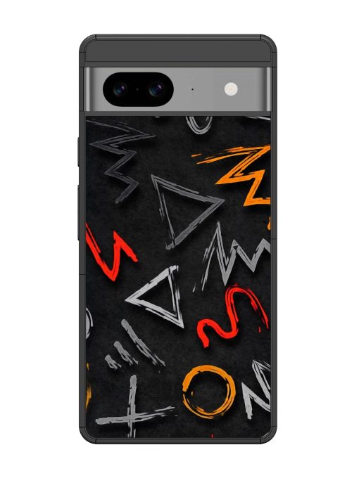 Grungy Graffiti Glossy Metal Phone Cover for Google Pixel 8 Zapvi